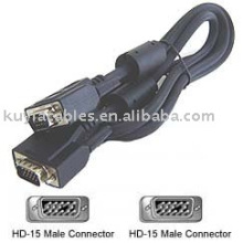 15-Pin Male to Male VGA Cable/ SVGA Monitor Cable /VGA TO VGA Cable